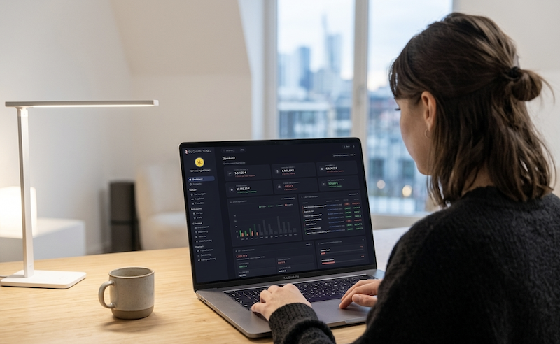 8Buchhaltung Dashboard - Buchhaltungssoftware für Selbstständige